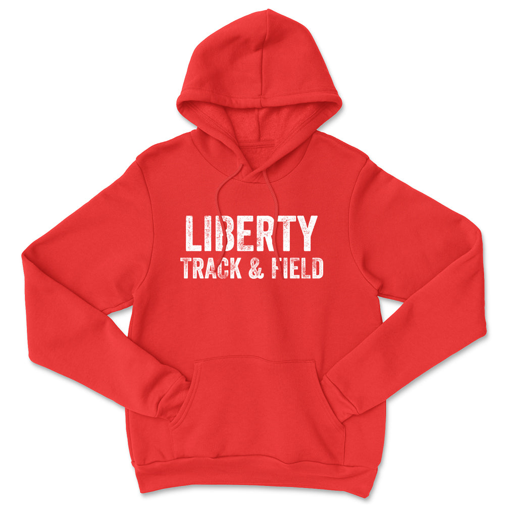 Distressed Liberty Track and Field Hoodie