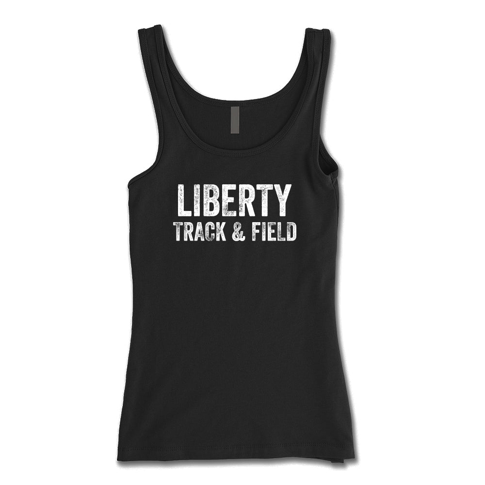 Distressed Liberty Track and Field Women's Tank Top