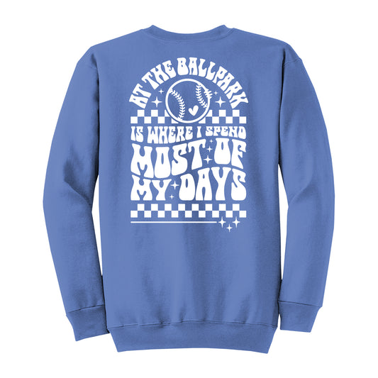 At The Ballpark Crewneck Sweatshirt