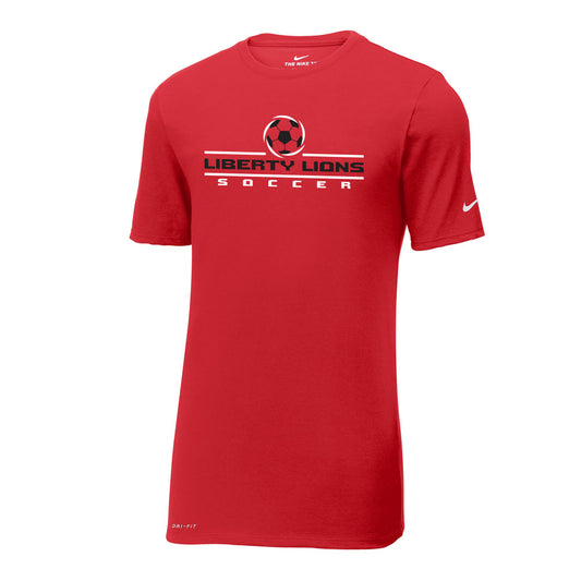 Men's Liberty Lions Soccer Practice Nike Dri-Fit Tee