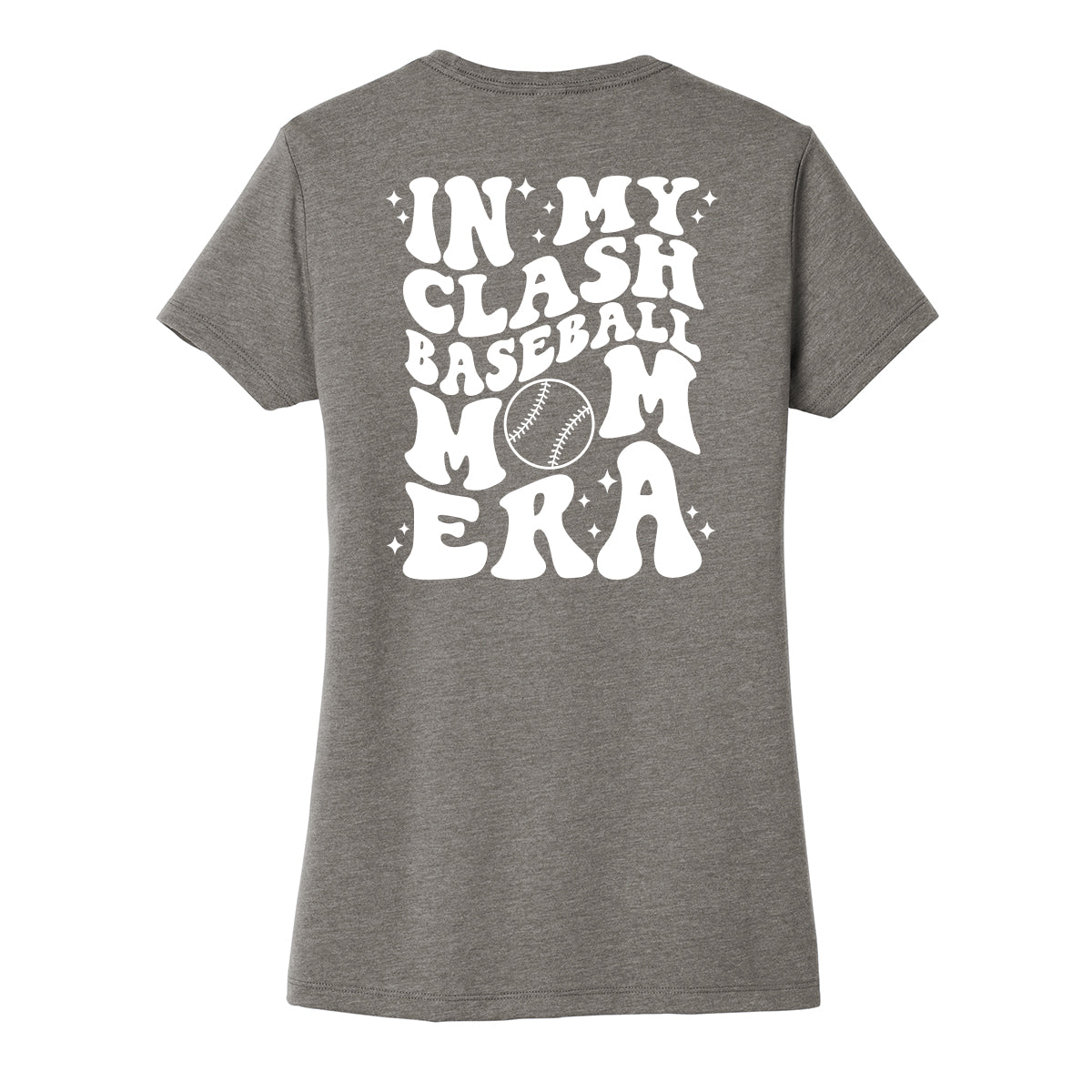 Clash Baseball Mom Era Women's Fitted Tee