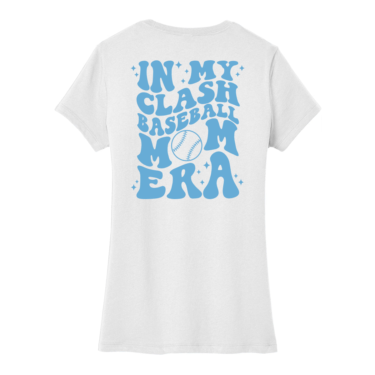 Clash Baseball Mom Era Women's Fitted Tee