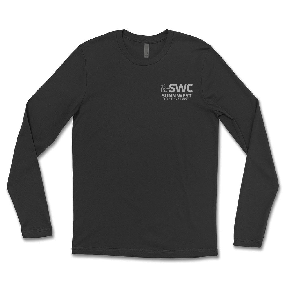 Sunn West City's Auto Body Chest Hit Long Sleeve Tee