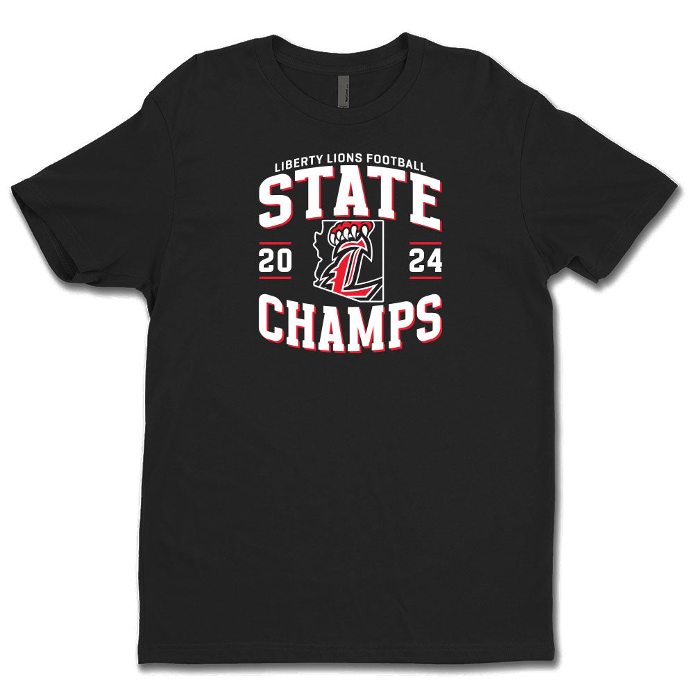 2024 Liberty Lions State Champs Unisex Tee