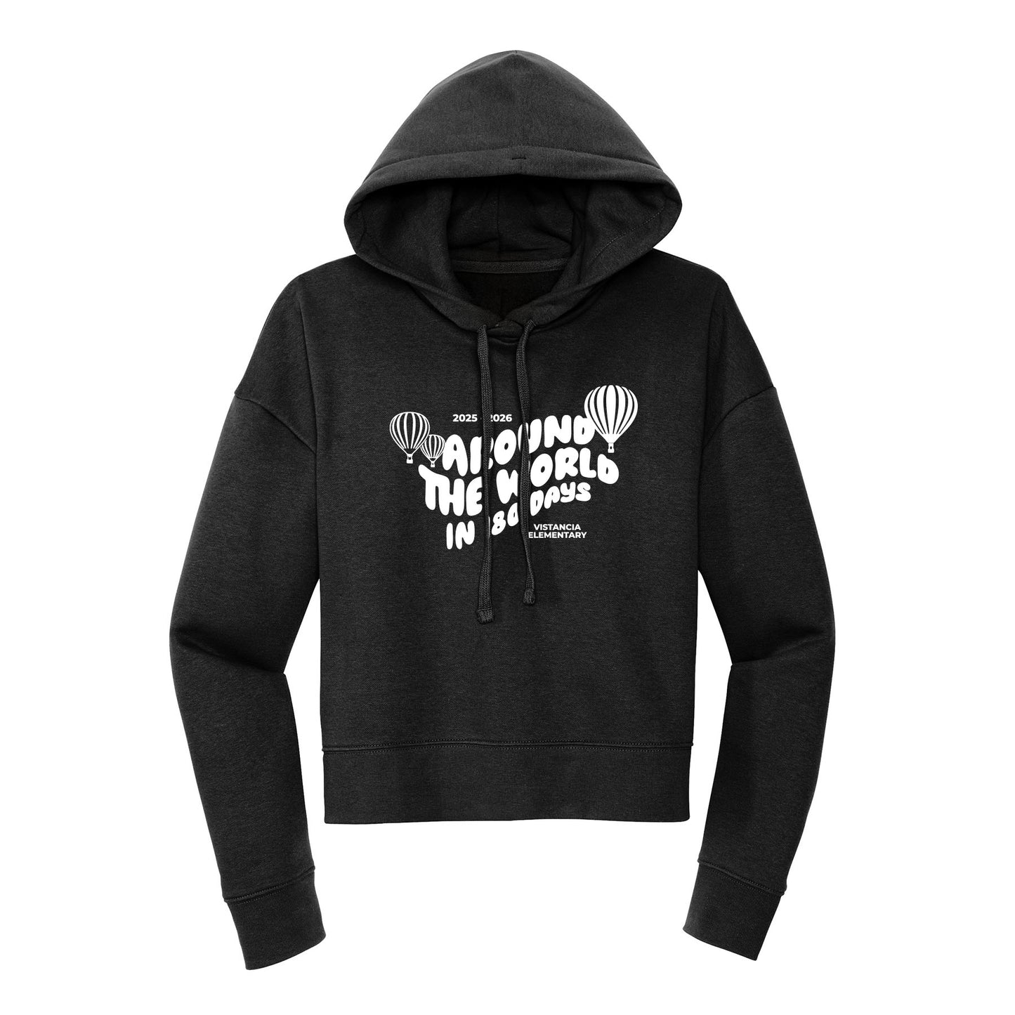 Around The World In 180 Days Cropped Hoodie