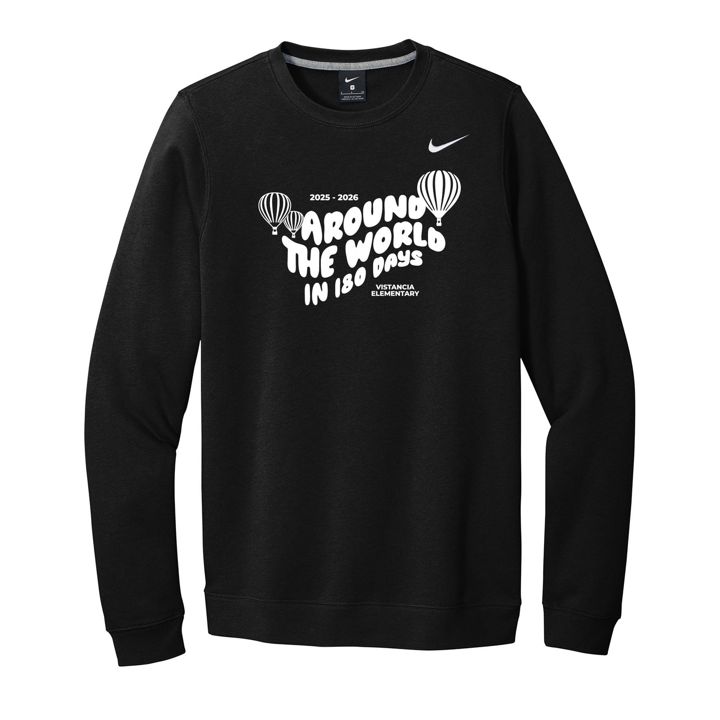 Around The World In 180 Days Nike Crewneck Sweatshirt