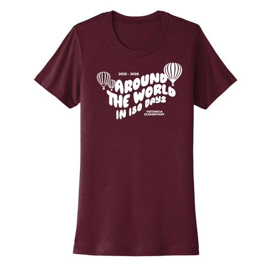 Around The World In 180 Days Women's Fit Tee
