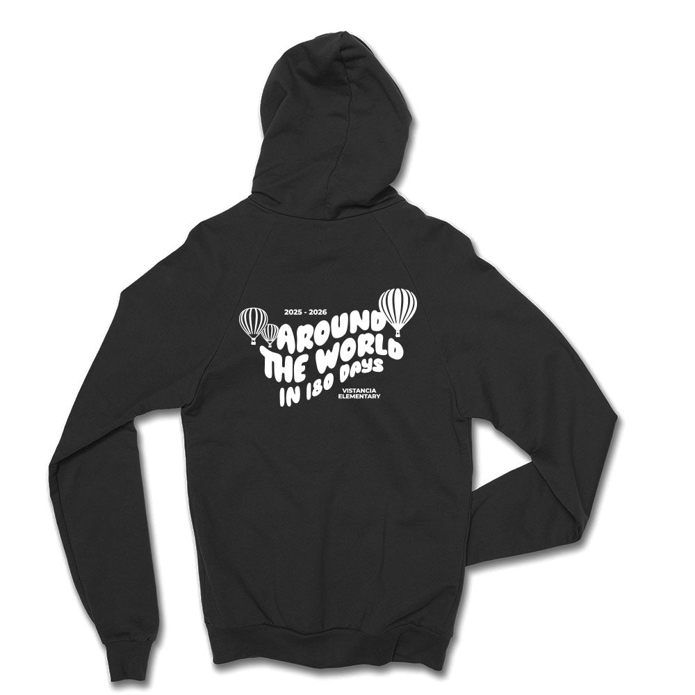 Around The World In 180 Days Full Zip Sweatshirt