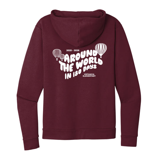 Around The World In 180 Days Full Zip Sweatshirt