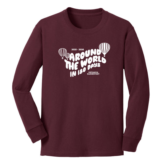 Around The World In 180 Days Long Sleeve Tee