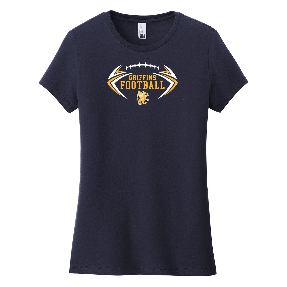 Glendale Prep Griffins Football Womens Fit Tee