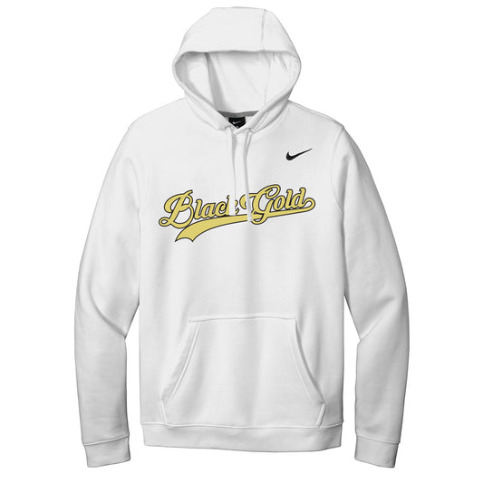 Black Gold Script Nike Hoodie