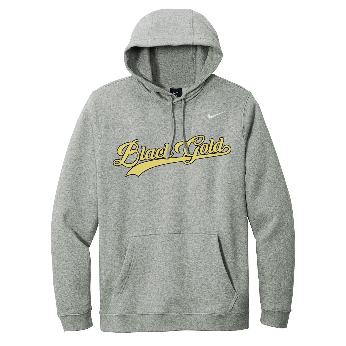 Black Gold Script Nike Hoodie