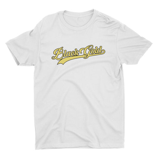 Black Gold Script Unisex Tee