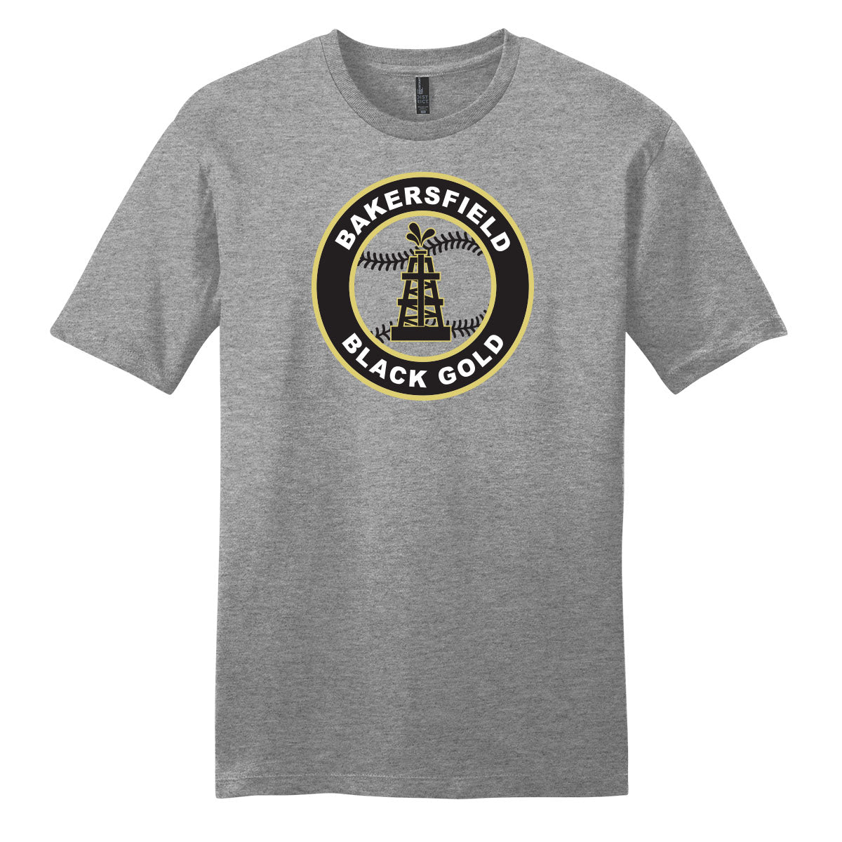 Black Gold Baseball Seal Unisex Tee