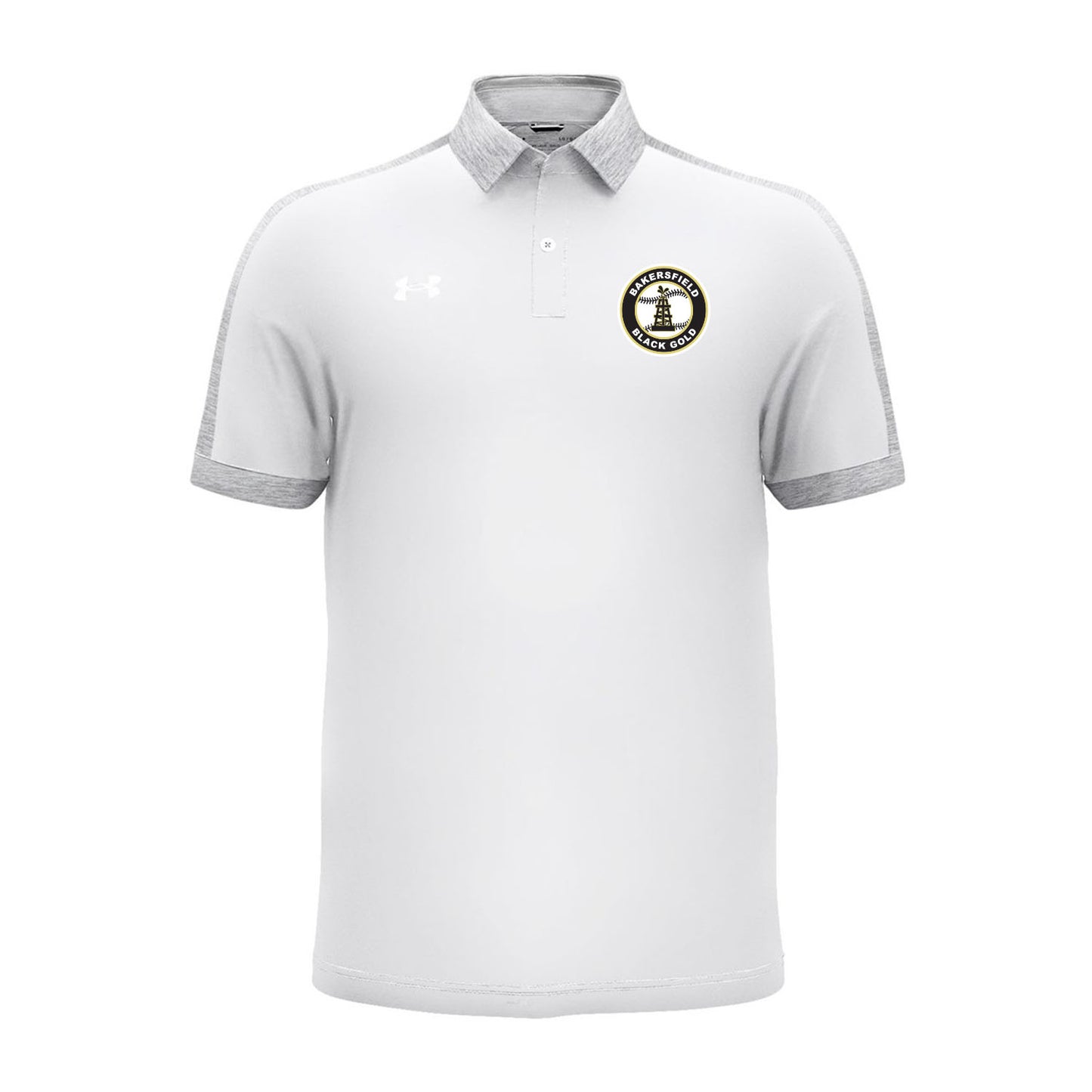 Black Gold Baseball Seal Under Armour Polo