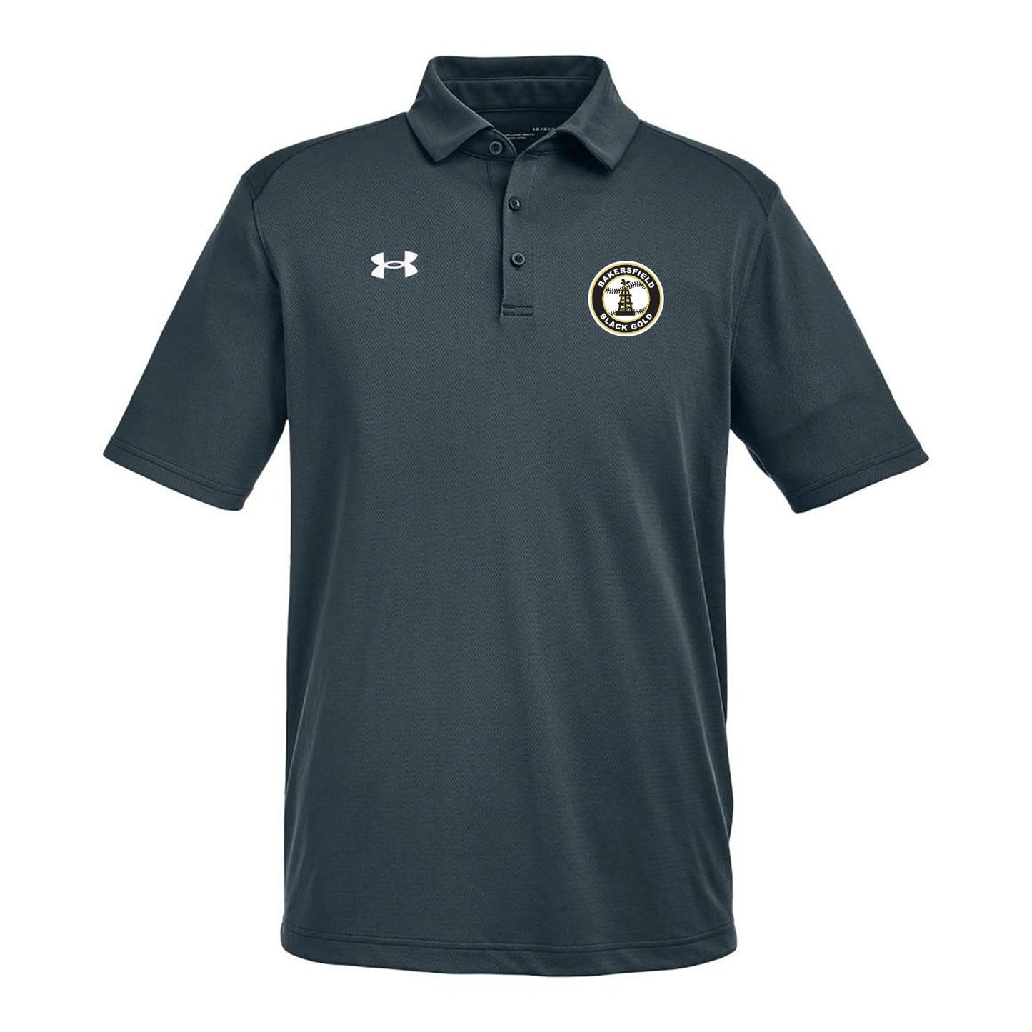 Black Gold Baseball Seal Under Armour Polo