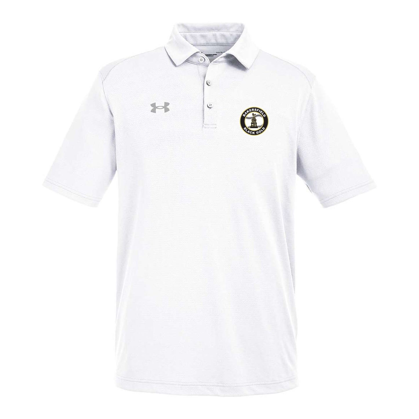 Black Gold Baseball Seal Under Armour Polo