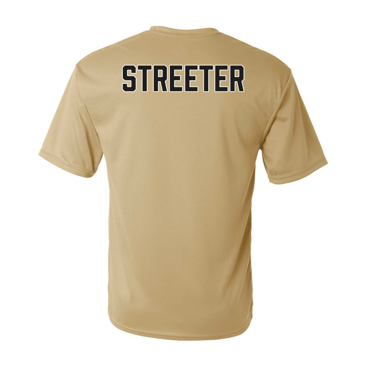 Black and Gold Baseball Dri Fit Tee