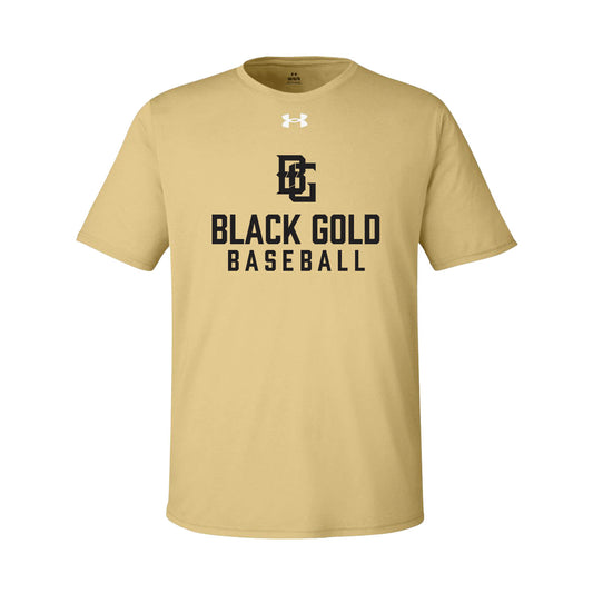 Black Gold Baseball Under Armour Tee