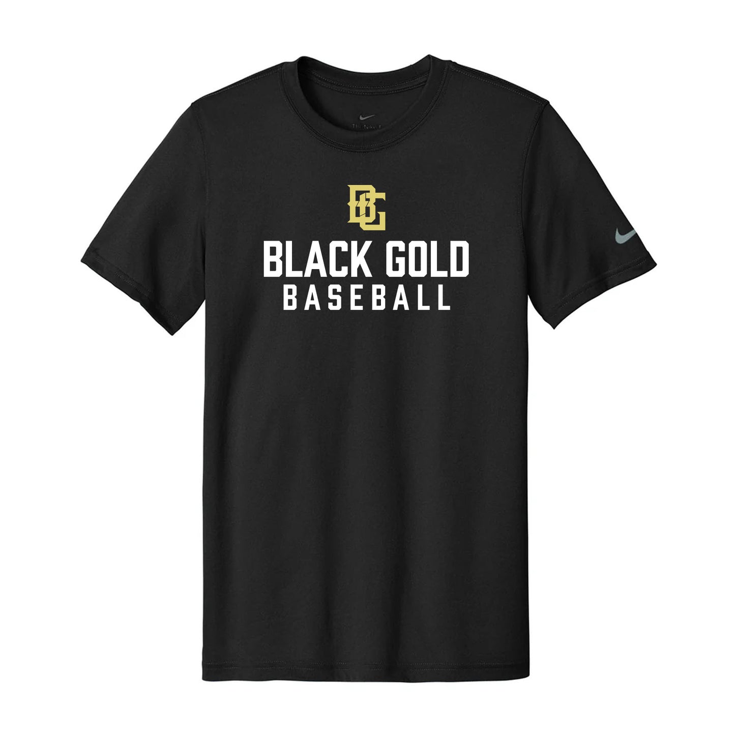 Black Gold Baseball Nike Dri-Fit Tee