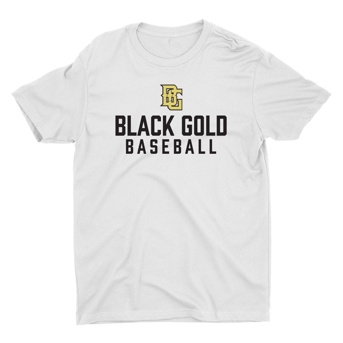 Black Gold Baseball Unisex Tee