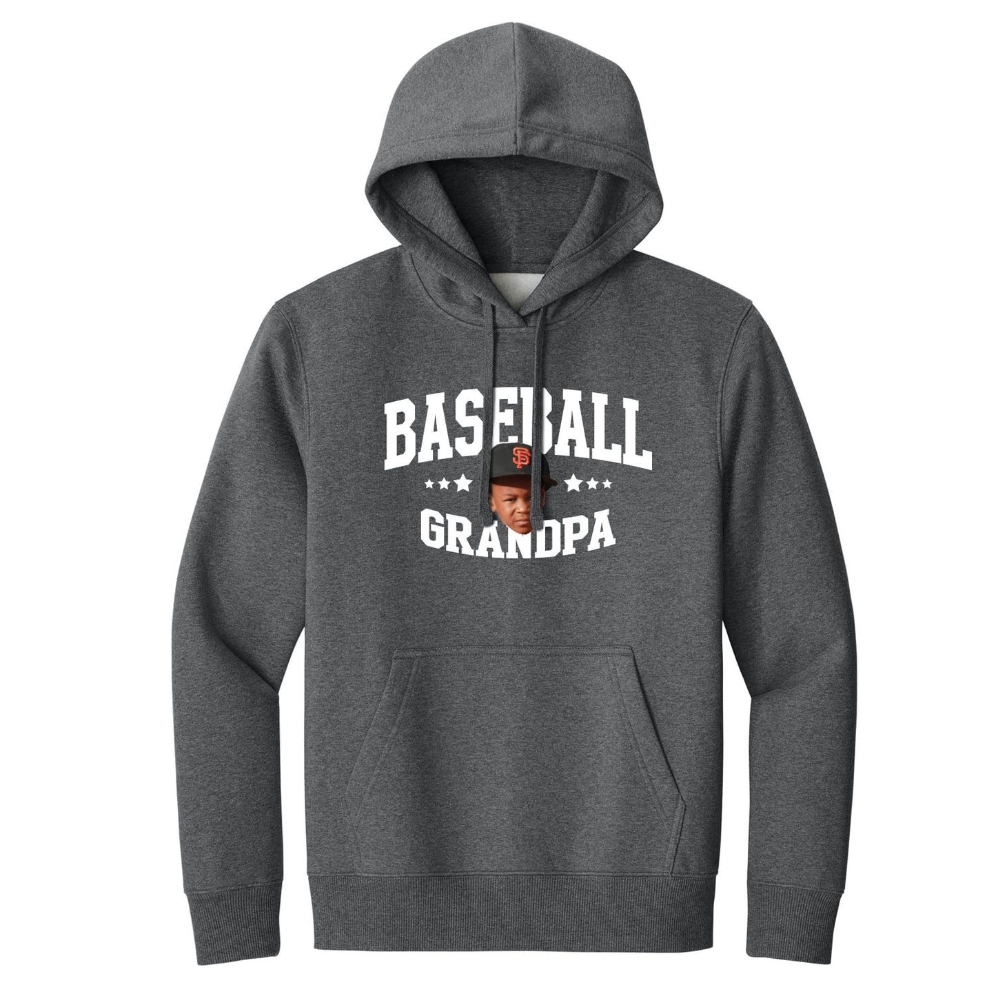 Sports Grandpa Custom Face Hoodie