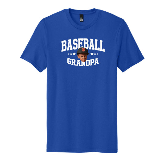 Sports Grandpa Custom Face Unisex Tee