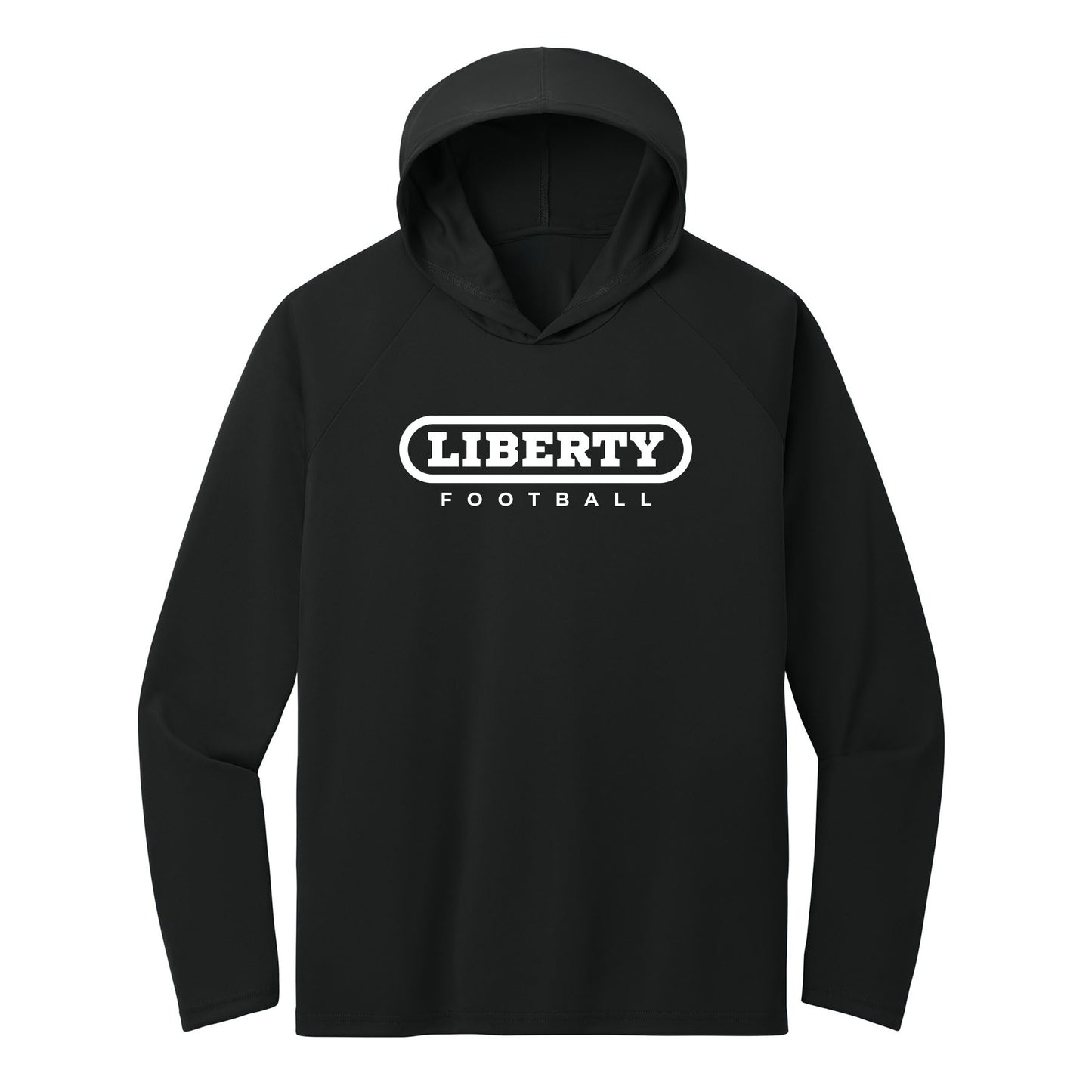 2025 Liberty Football Performance Hooded Long Sleeve Tee