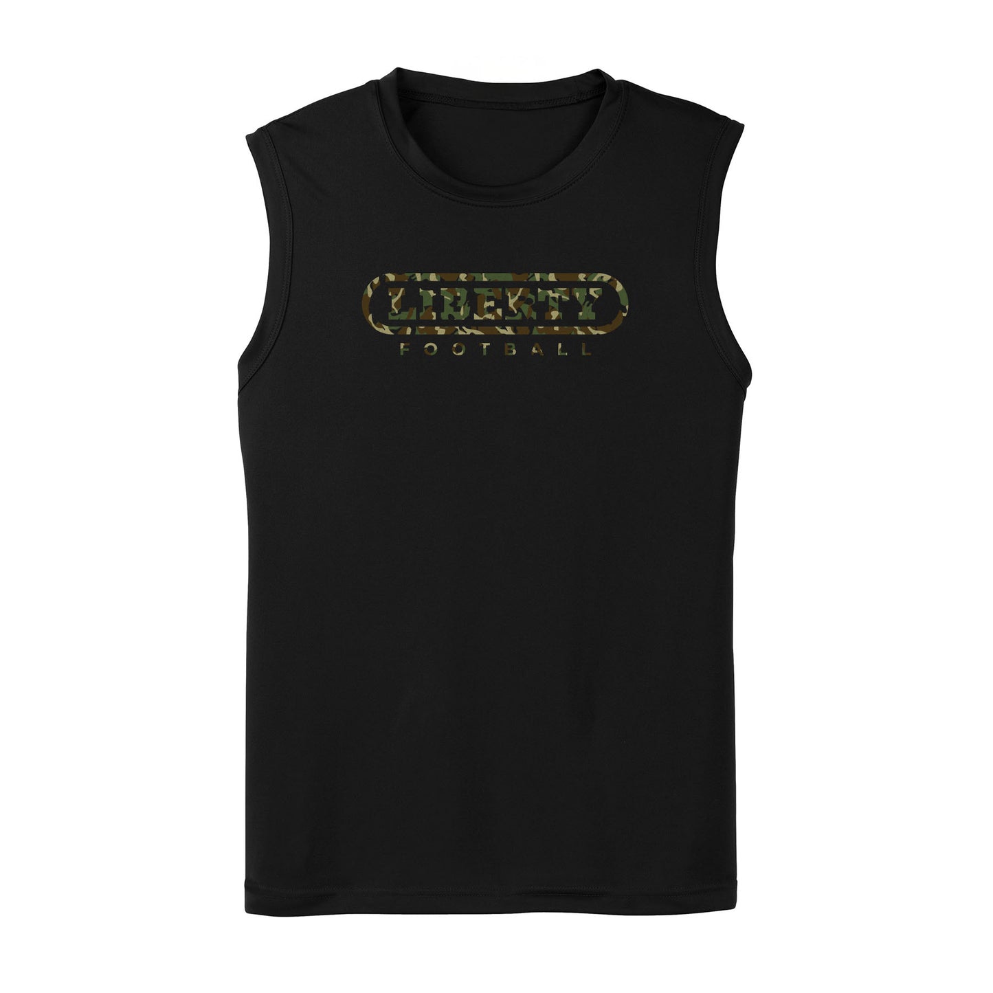2025 Liberty Football Camo Performance Sleeveless Tank