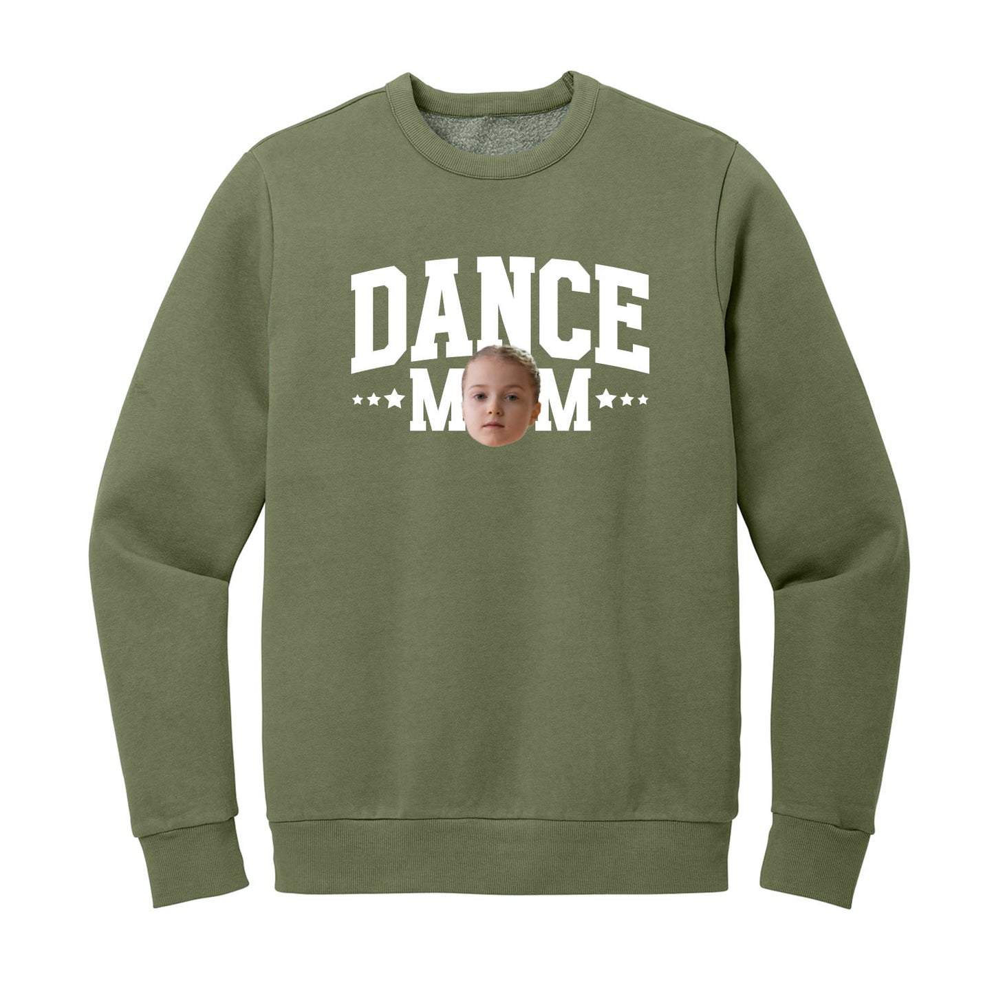 Sports Mom Custom Face Crewneck Sweatshirt