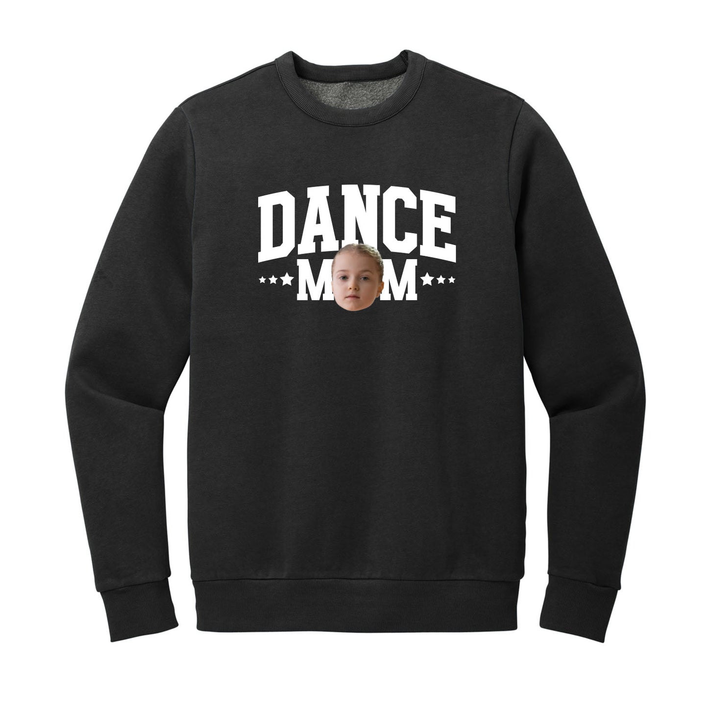 Sports Mom Custom Face Crewneck Sweatshirt
