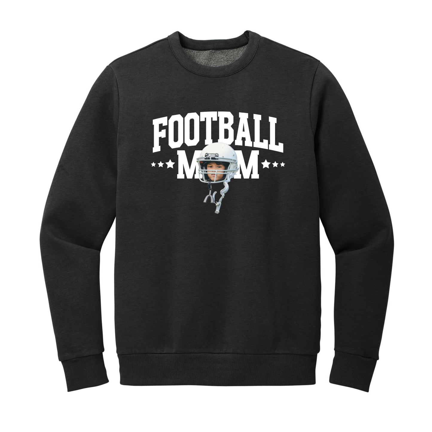 Sports Mom Custom Face Crewneck Sweatshirt