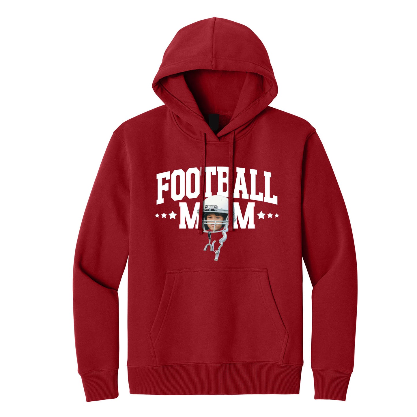 Sports Mom Custom Face Hoodie