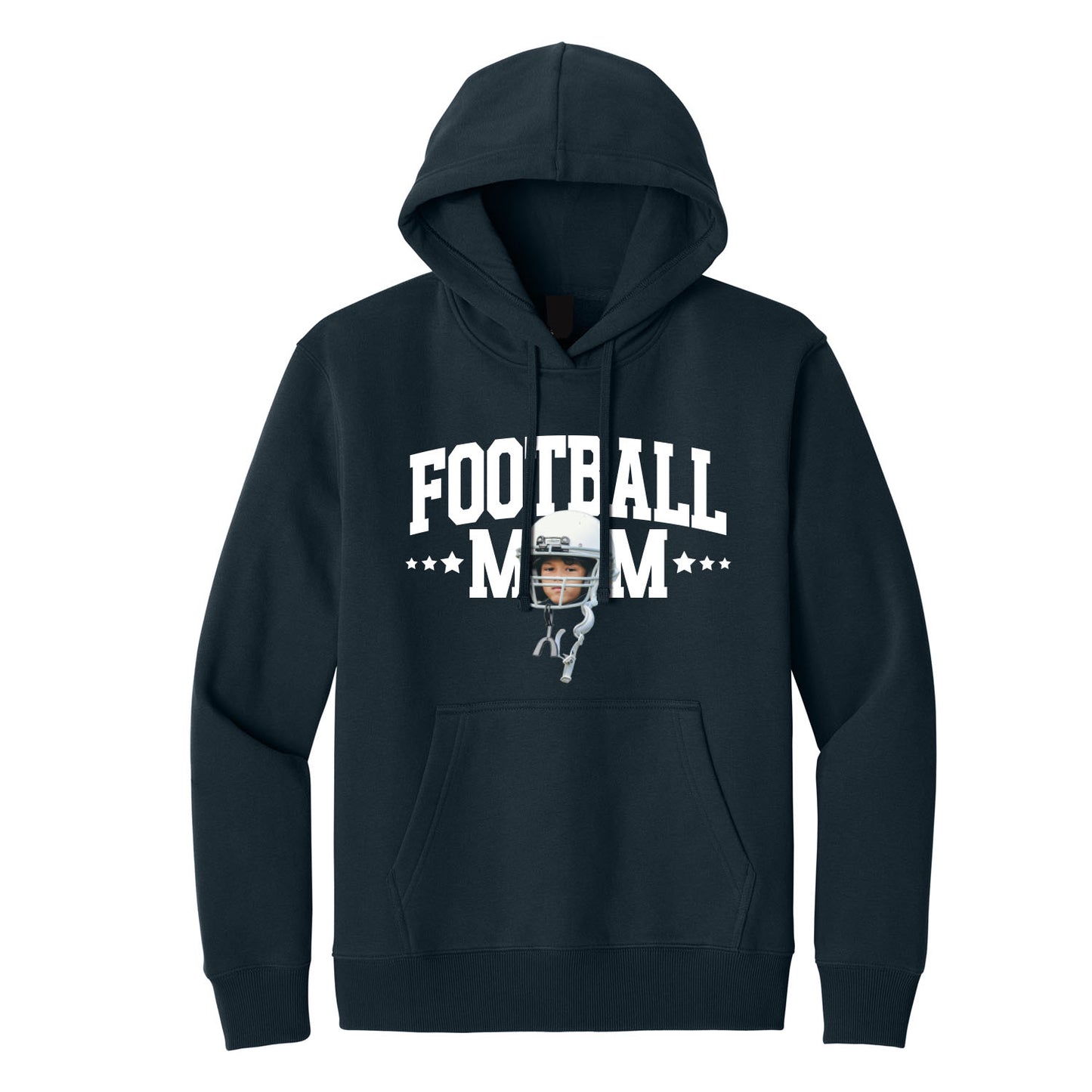 Sports Mom Custom Face Hoodie