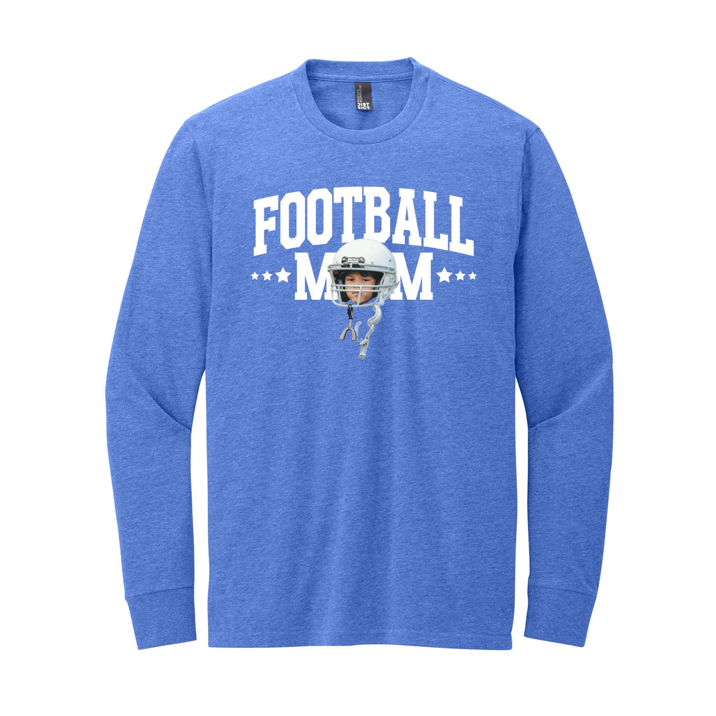 Sports Mom Custom Face Long Sleeve Tee