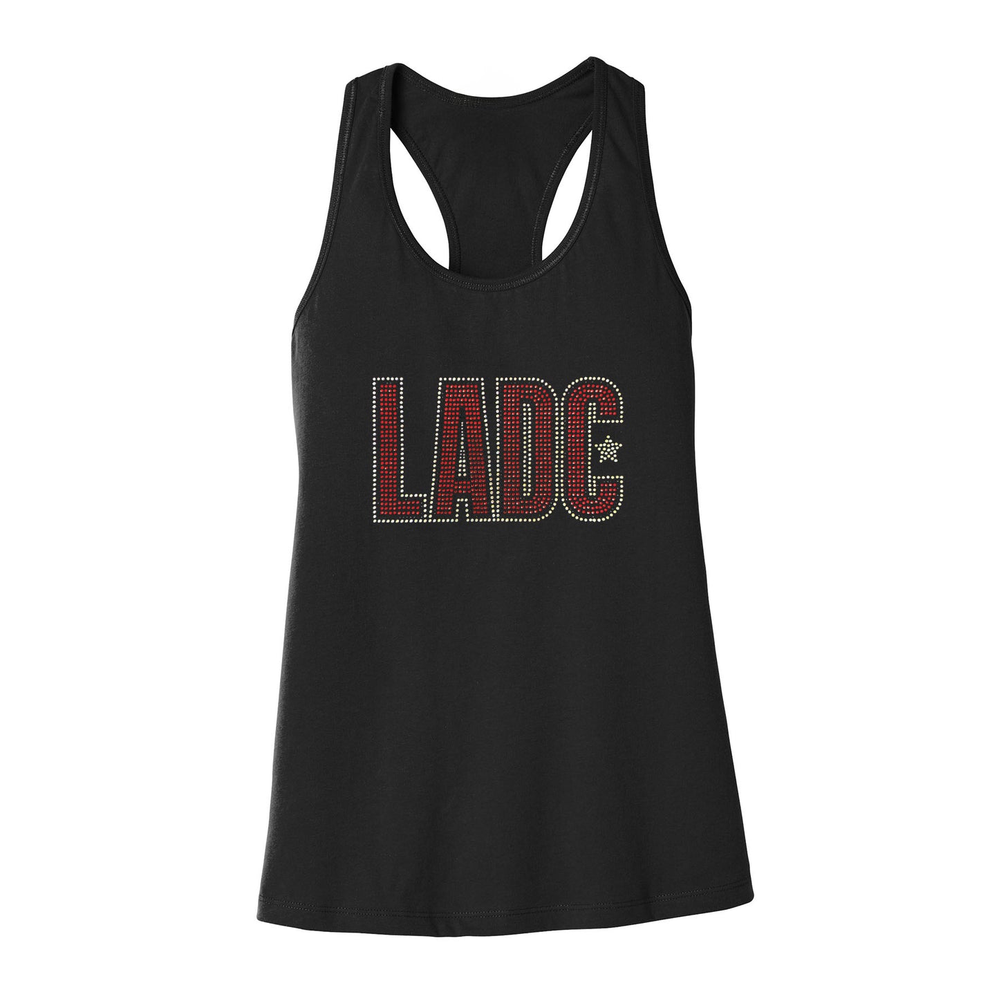LADC Rhinestone Racerback Tank