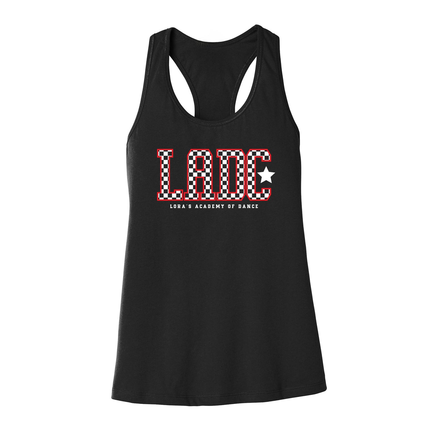 LADC Checkered Racerback Tank