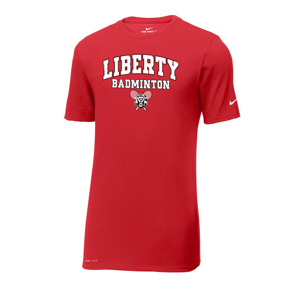 Liberty Badminton Racket Nike Dri Fit Tee