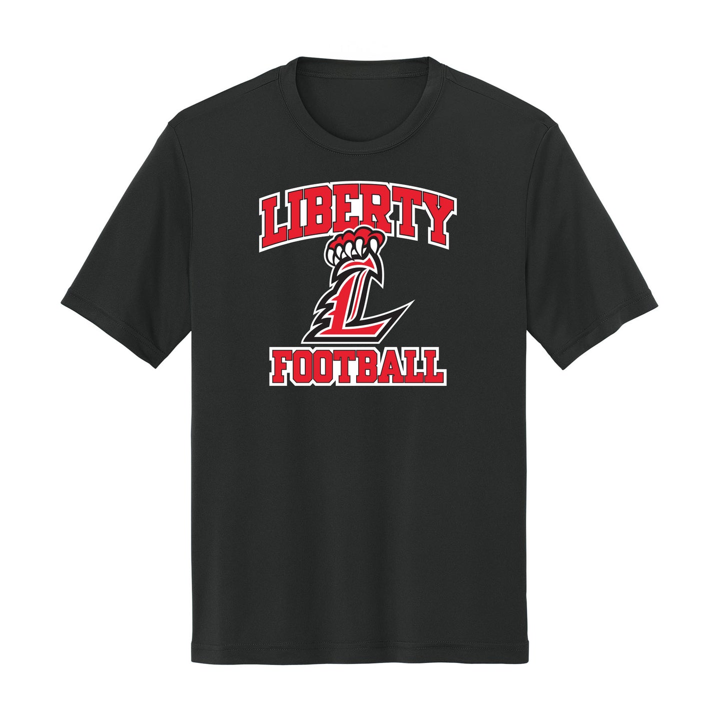 Liberty Football Curved Dri Fit Tee