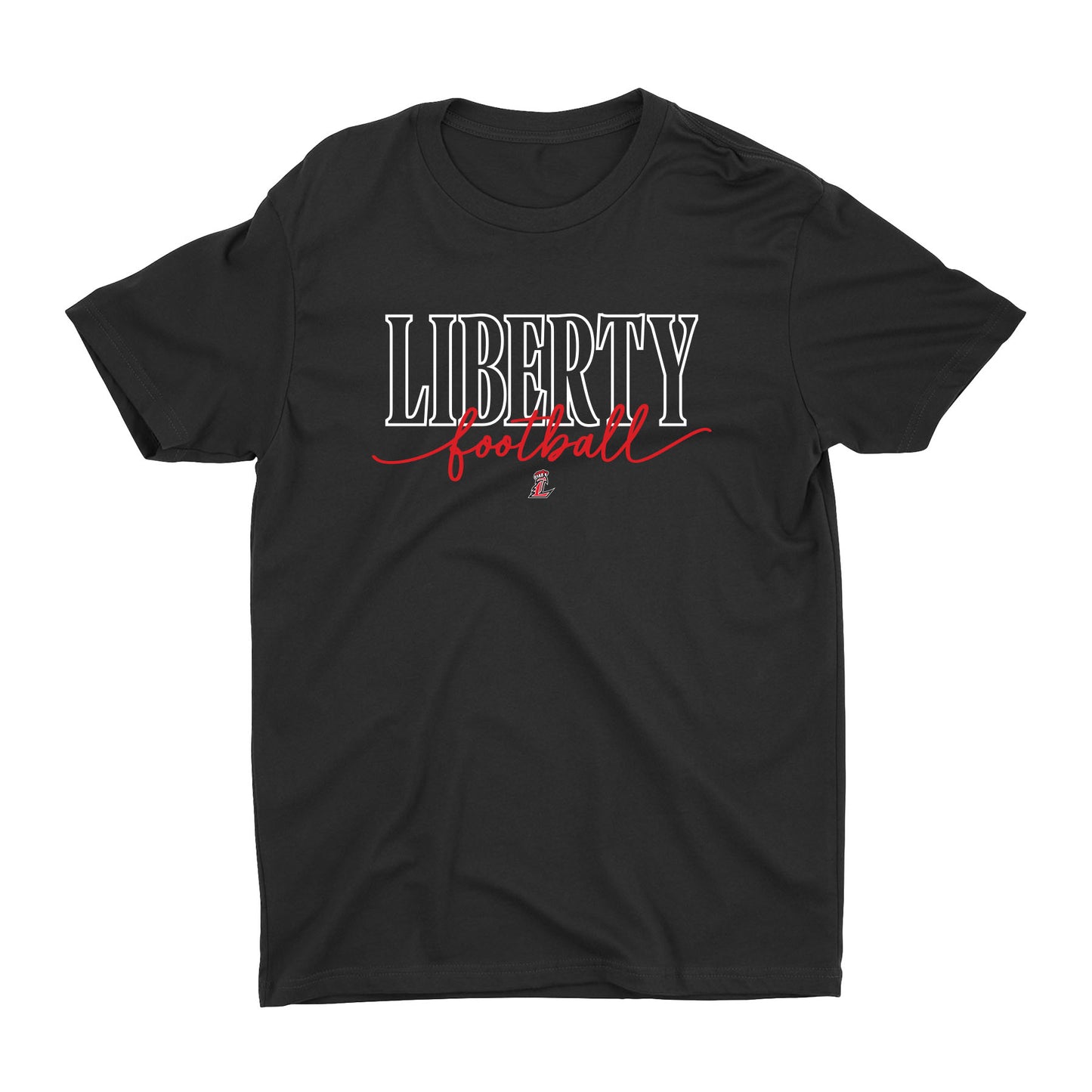 Liberty Football Script Unisex Tee