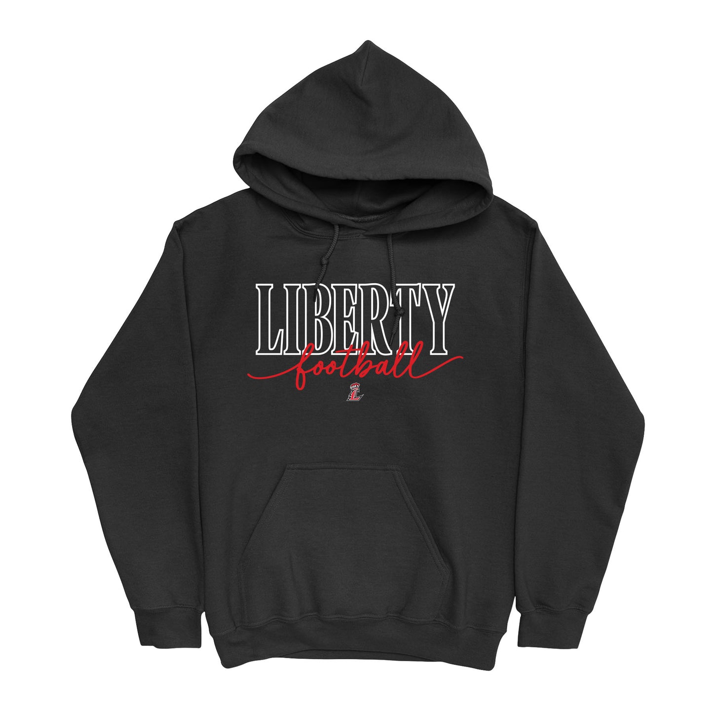 Liberty Football Script Hoodie
