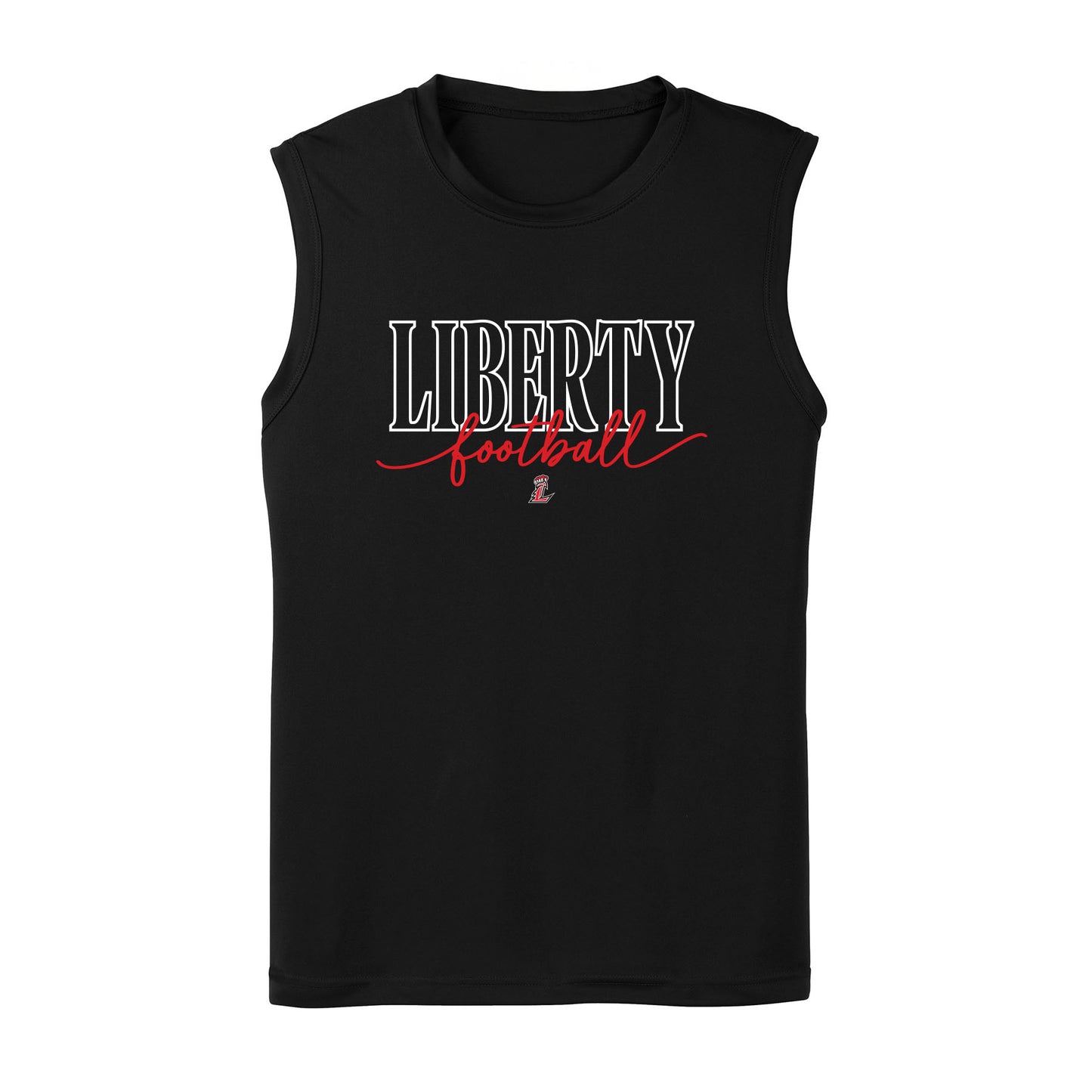 Liberty Football Script Performance Sleeveless Tank