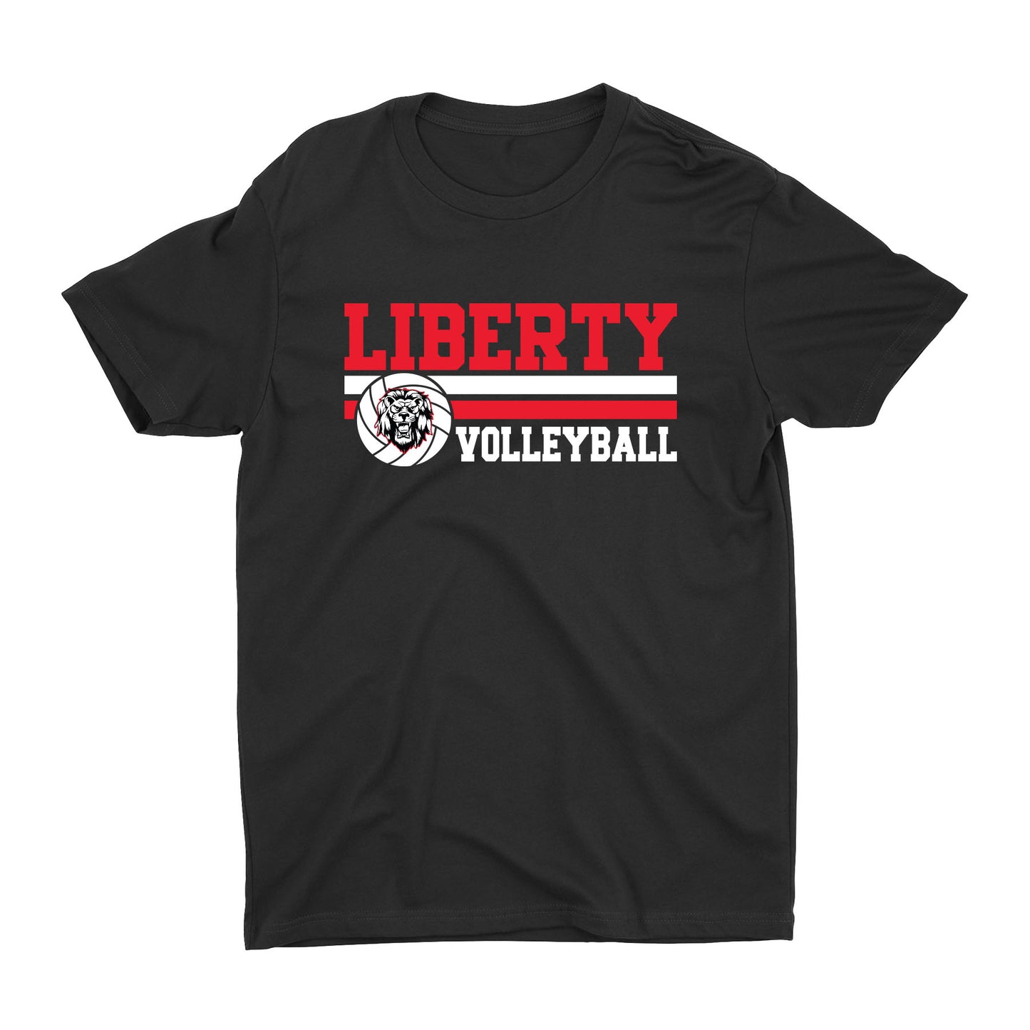 Liberty Lions Volleyball Unisex Tee