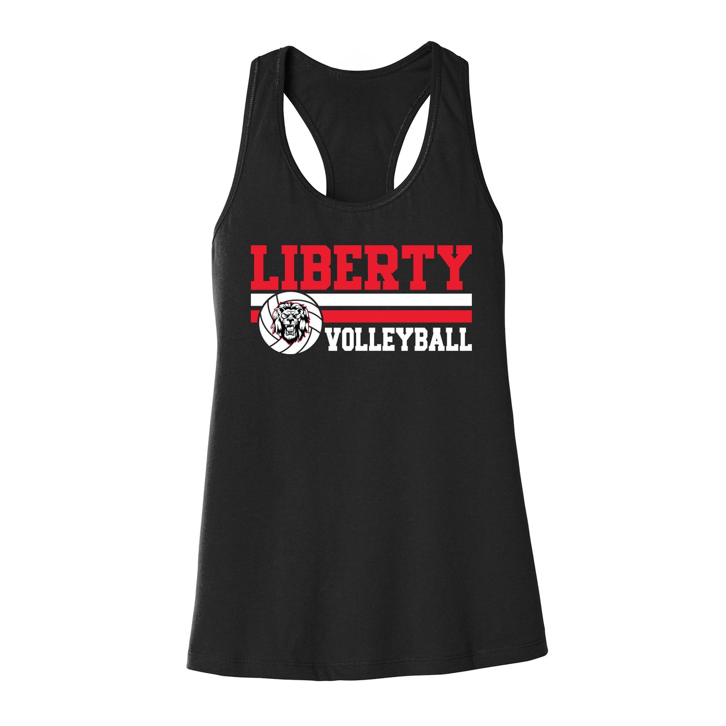 Liberty Lions Volleyball Racerback Tank