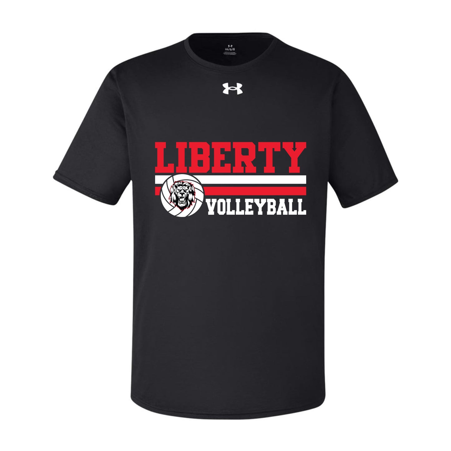 Liberty Lions Volleyball Under Armour Tee