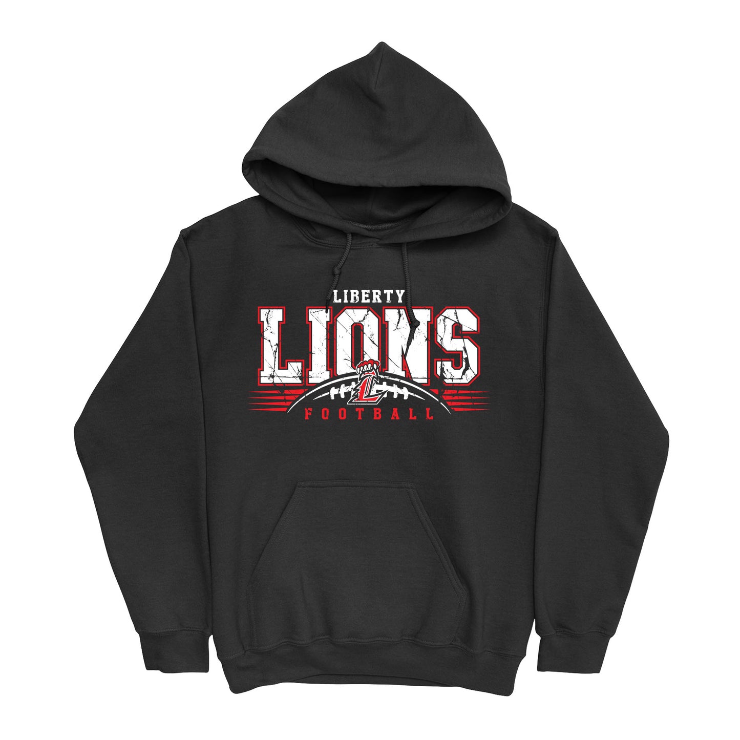 Liberty Lions Distressed Hoodie