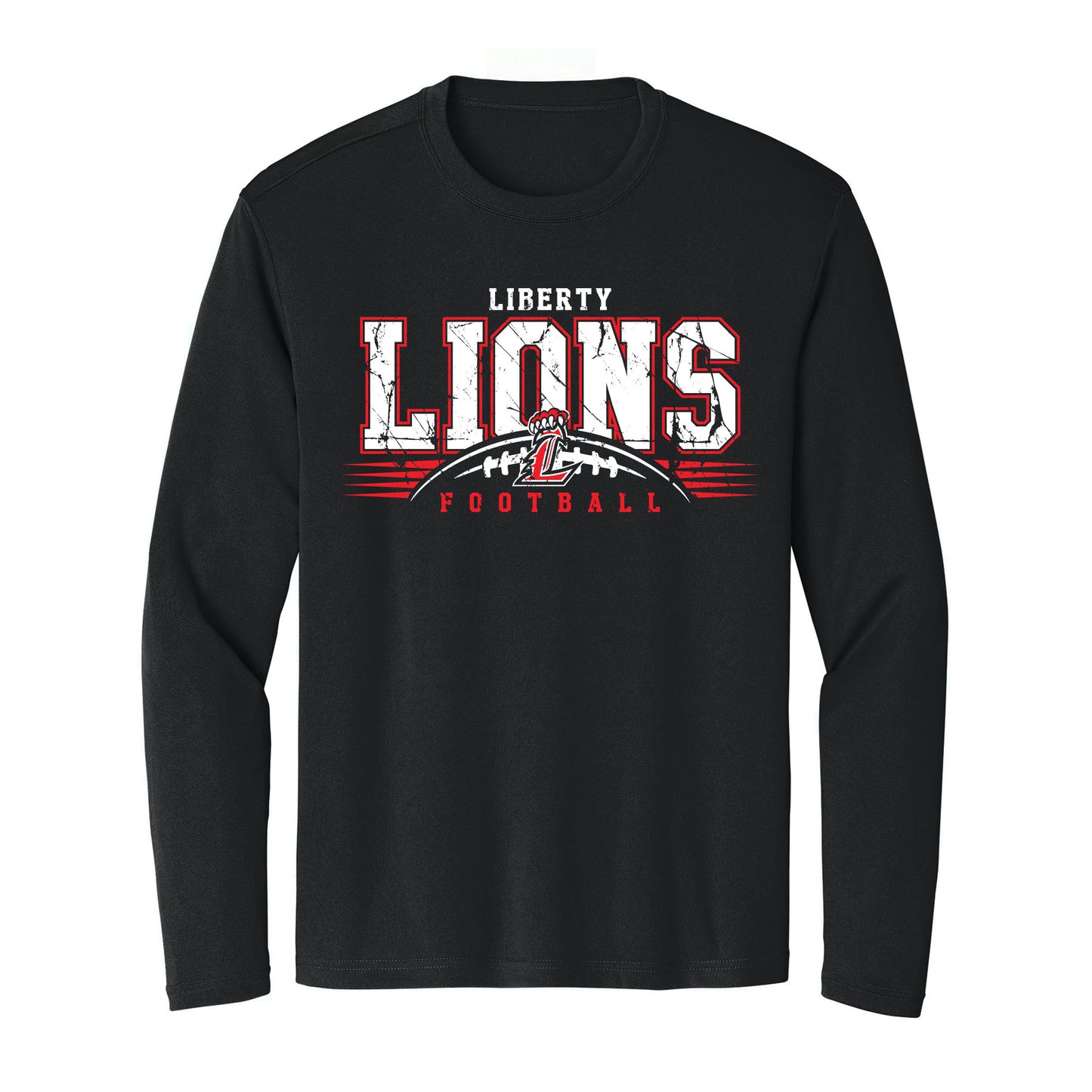 Liberty Lions Distressed Unisex Long Sleeve Tee