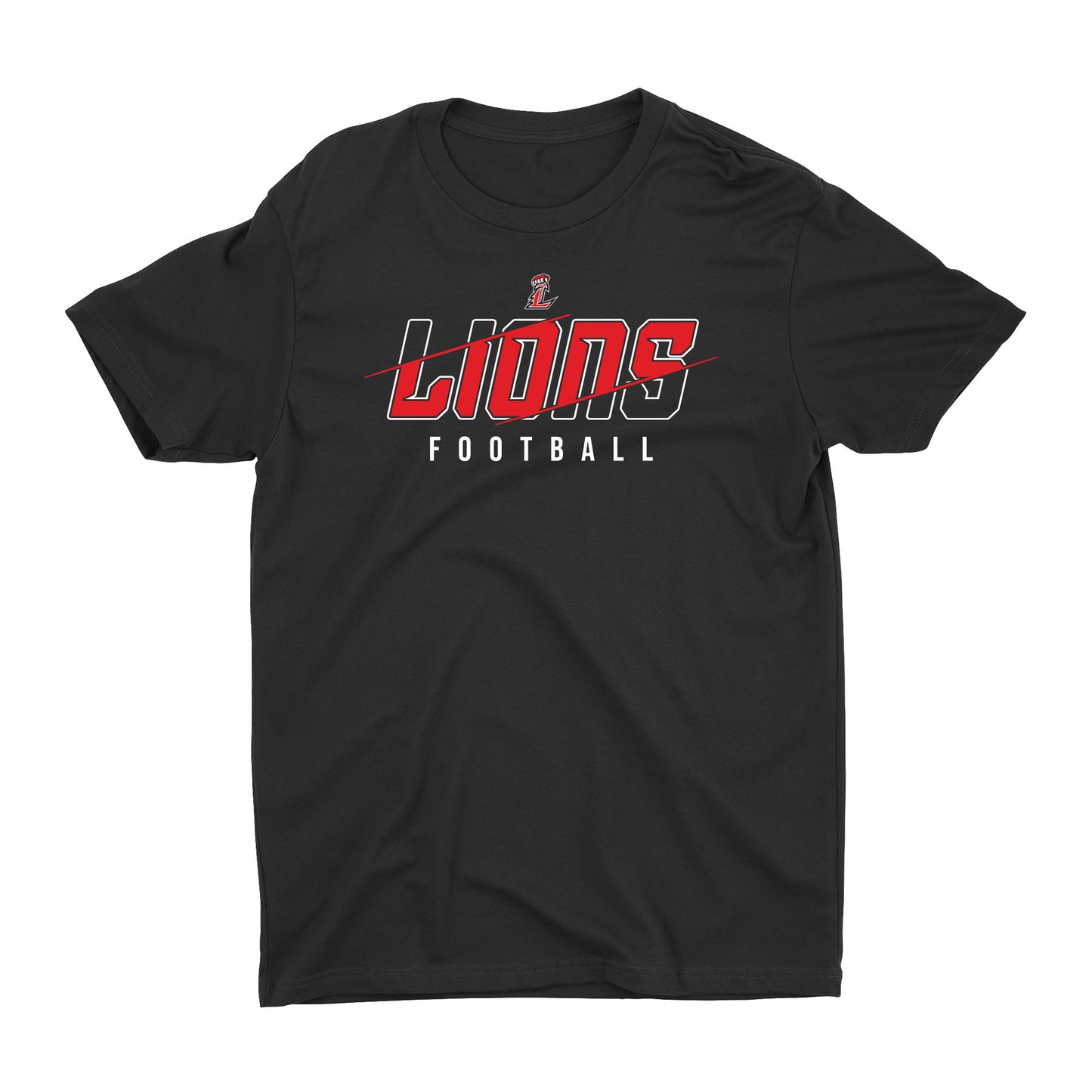 Lions Slash Football Unisex Tee