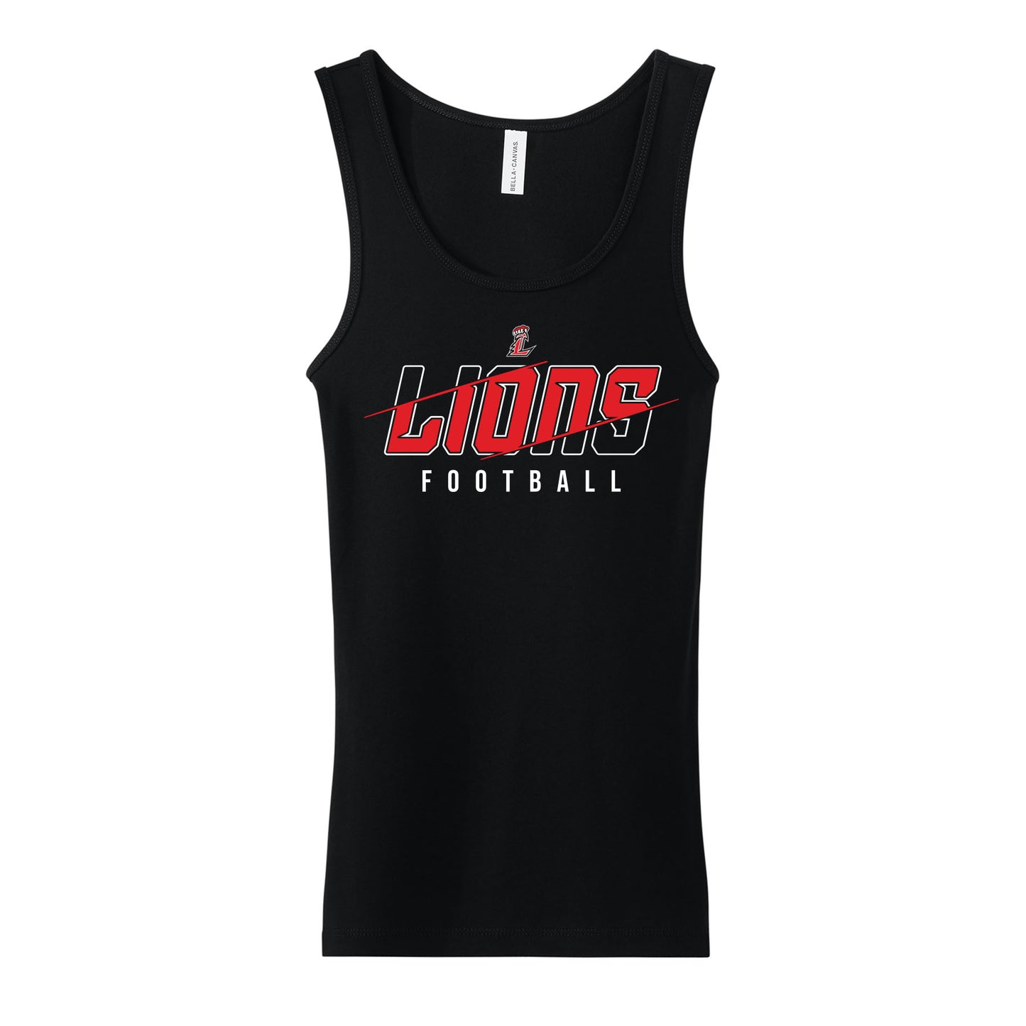 Lions Slash Football Women's Tank Top